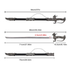 94cm Saint George Dragon Saber Metal Decorative Fantasy Medieval Knight Sword with Stainless Steel Sheath