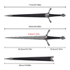 71cm Lord of the Rings Morgul Blade Nazgul Witch King of Angmar Stainless Steel Weapon Replica Wall Mount Real Steel Sword
