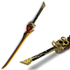 Genshin Impact Chiori Cosplay Weapon Prop PU Foam Uraku Misugiri Katana Sword