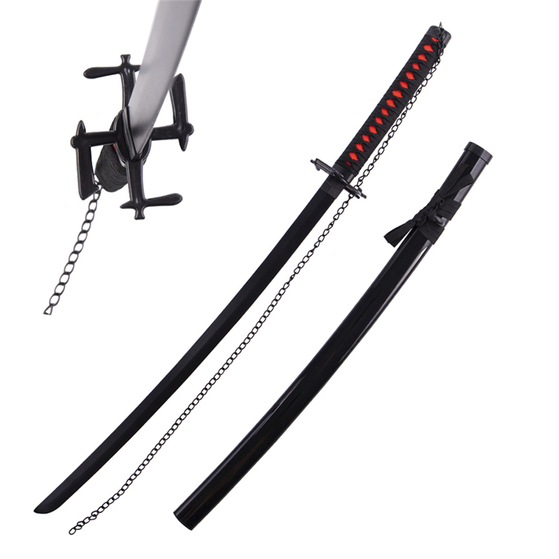 Bleach Ichigo Cosplay Prop Bamboo Wooden Katana Sword 