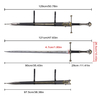 129cm Authentic Lord of the Rings LOTR Narsil Sword 440ss Blade Real Weapon Aragorn Anduril Sword Replica