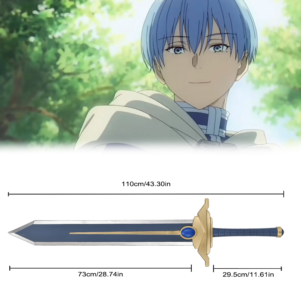 110cm Japanese Anime Frieren Beyond Journey's End Himmel Hero Sword Toy PU Foam Safety Unisex Cosplay Prop 