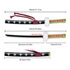 45cm Japanese Anime One Piece Surgeon of Death Trafalgar Law Kikokou Real Stainless Steel Mini Katana Sword for Sale