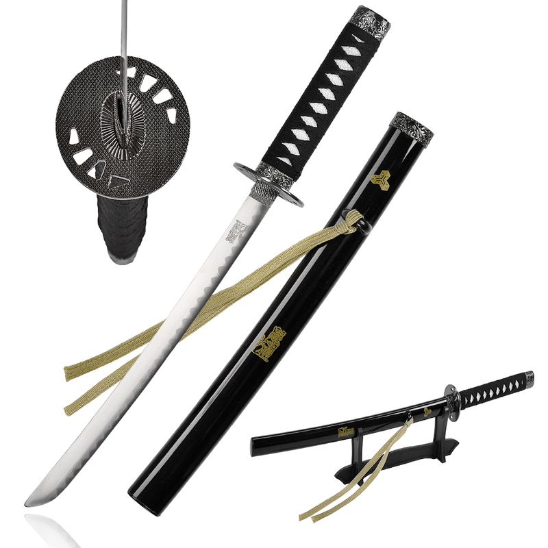 45cm Film TV Kill Bill Stainless Steel Blade Weapon Replica Bride Katana Children Toy Sword Mini Samurai Metal
