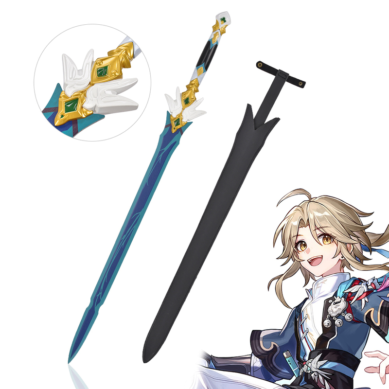 105cm Honkai Star Rail Stainless Steel Blade Real Weapons Replica Yanqing Flying Sword Model for Adults Role Play