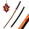 Factory Direct Sale 103cm Anime Demon Slayer Nichirin Blade Carbon Steel Weapon Replica Tanjiro Kamado Real Katana Sword