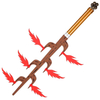Anime Demon Slayer Tanjuurou Bamboo Wooden Sword