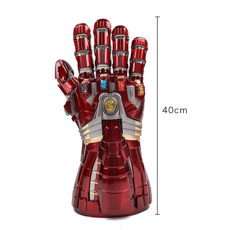 Full Metal Hulk Gloves Nano Gauntlet With LED Light