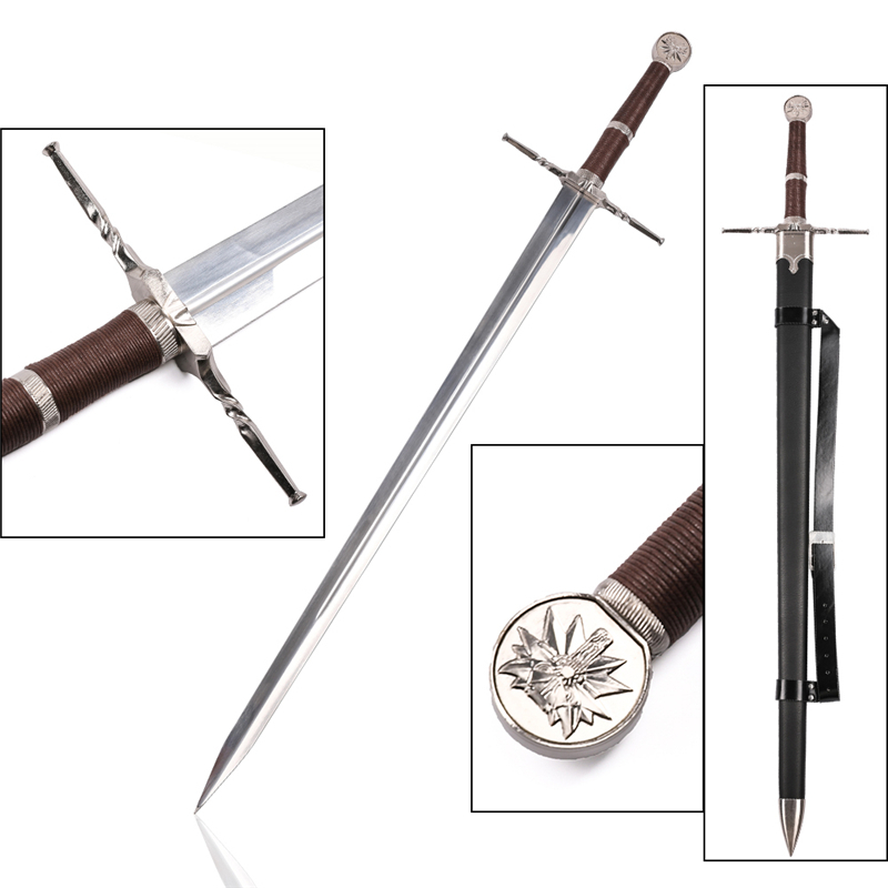 The Witcher III Geralt of Rivia Steel Sword For Decorative
