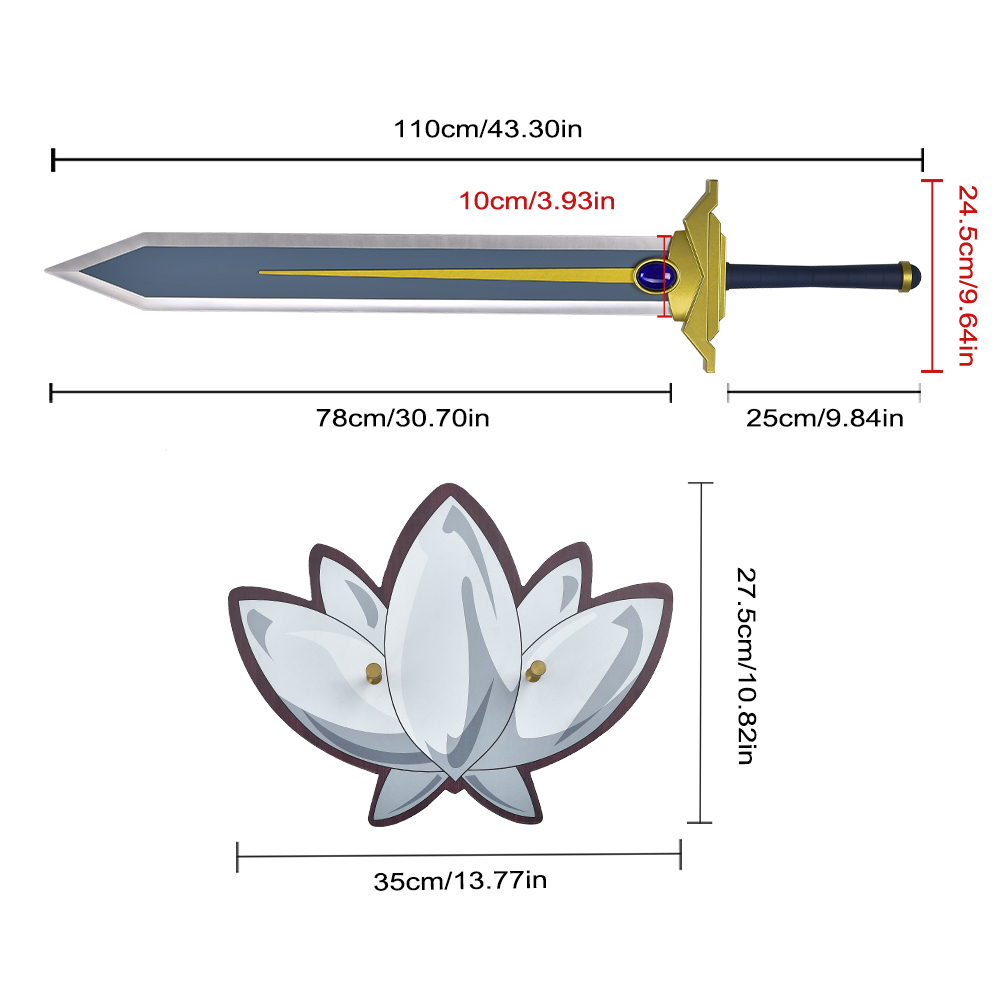 110cm 3.5kg Anime Cosplay Prop Frieren Beyond Journey's End 440 Stainless Steel Blade Weapon Replica Himmel Sword of the Hero
