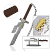 22in Anime Jujutsu Kaisen Stainless Steel Blade Wepaon Toji Fushiguro Inverted Spear of Heaven Metal Sword Replica
