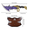 21in GOW God of War Ragnarok Full Size Metal Weapon Replica Cosplay Prop Kratos Blades of Chaos Real Steel for Collectable