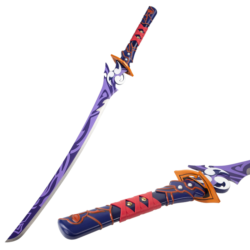 Genshin Impact Weapon Replica Baal Raiden Shogun Katana Sword Metal