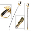Golden US Army Officer Saber Military Ceremonial Sword Replica 