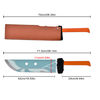 28in Anime Jujutsu Kaisen Stainless Steel Weapon Itadori Yuji Dagger Knife Sword Slaughter Demon Blade Full Tang Sword