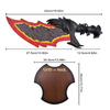 17in GOW Game God of War Weapons Decorative Swords Kratos Blades of Chaos Stainless Steel Replica Set