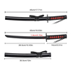 45cm Japanese Anime Bleach Stainless Steel Blade Katana Sword Toy Ichigo Kurosaki Tensa Zangetsu Real Sword Metal
