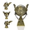 Game Elden Ring Fiberglass Cosplay Prop Replica Life Size Valkyrie Malenia Winged Helmet with Resin Display