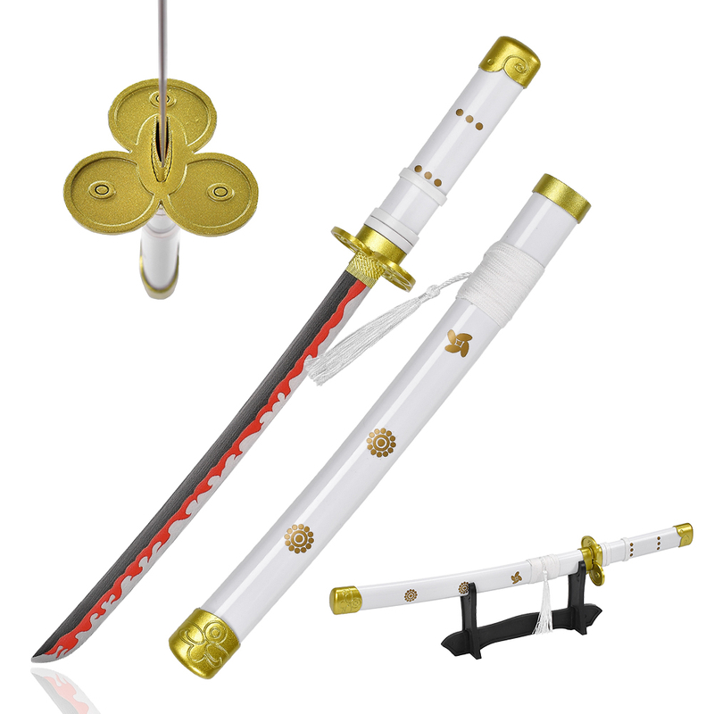 45cm Japanese One Piece Anime Katana Stainless Steel Blade Weapon Repica Kozuki Oden Ame No Habakiri Mini Samurai Sword Metal