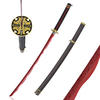 101cm Game Elden Ring Cosplay Weapon Prop Rivers of Blood Red Stainless Steel Blade Real Metal Katana Sword Replica
