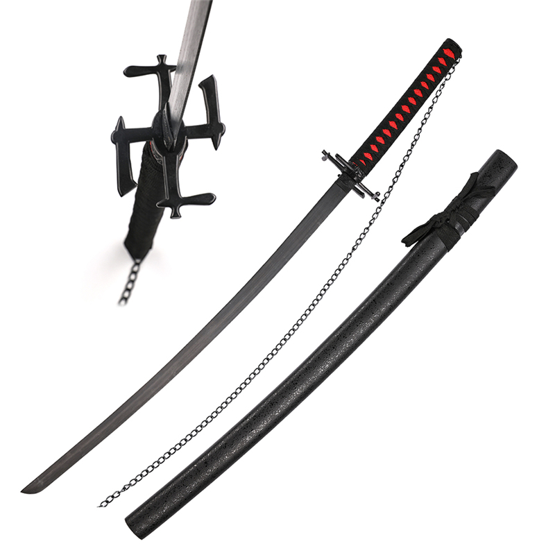 Anime Bleach Zangetsu Ichigo Kurosaki Katana Japanese Sword