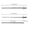 Elizabeth II 1897 Pattern British Army Infantry Officer Ceremonial Sword with Stainless Steel Sheath
