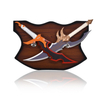 Factory Outlet Anime Solo Leveling 440 Stainless Steel Blade Real Sword Weapons Set Sung Jinwoo Daggers Replica