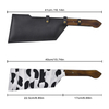 16in Anime Jujutsu Kaisen Knife Cosplay Prop Toy Sword Kento Nanami Metal Weapon Blunt Blade with Wood Handle
