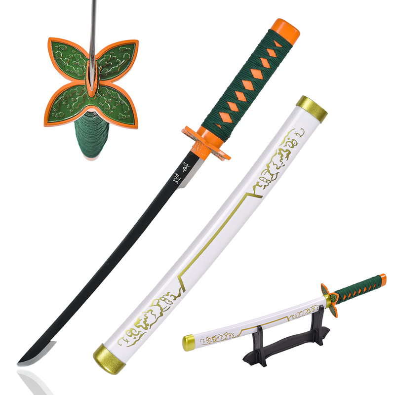 Wholesale 45cm Japanese Anime Sword Weapon Toy Demon Slayer Metal Blade Katana Knife for Kids Cosplay Prop