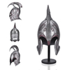 Lord of the Rings Hobbit Polyresin Fiberglass Prop Replica Elven Soldier Helm Rivendell Elf Helmet with Wood Display