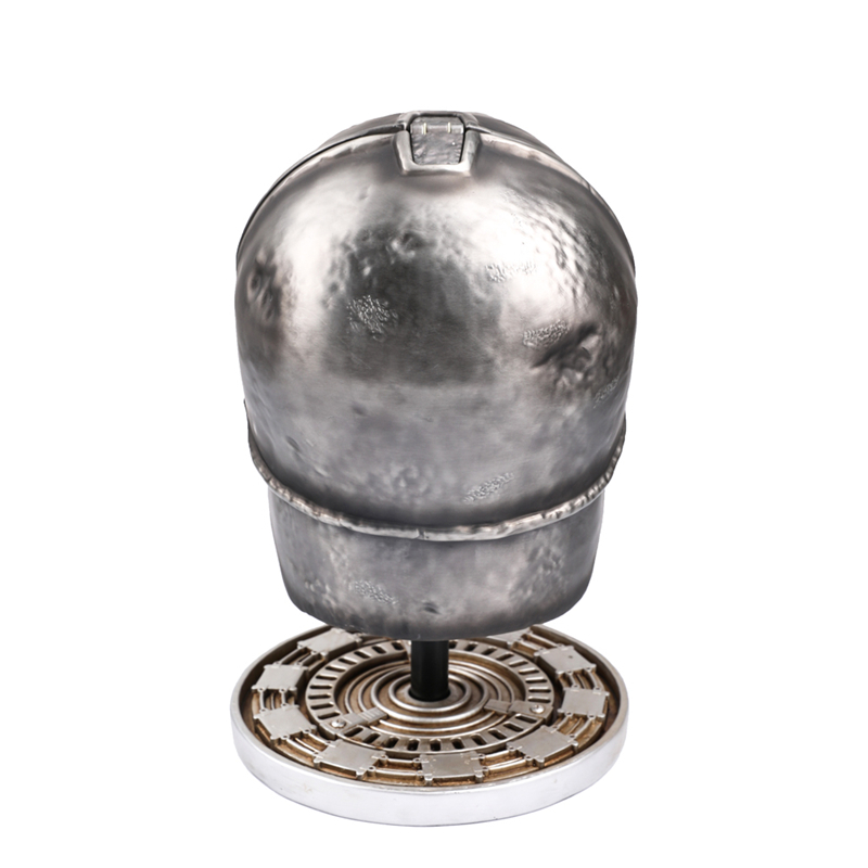 Full Metal Iron Man MK1 Helmet Wearable Statue Model