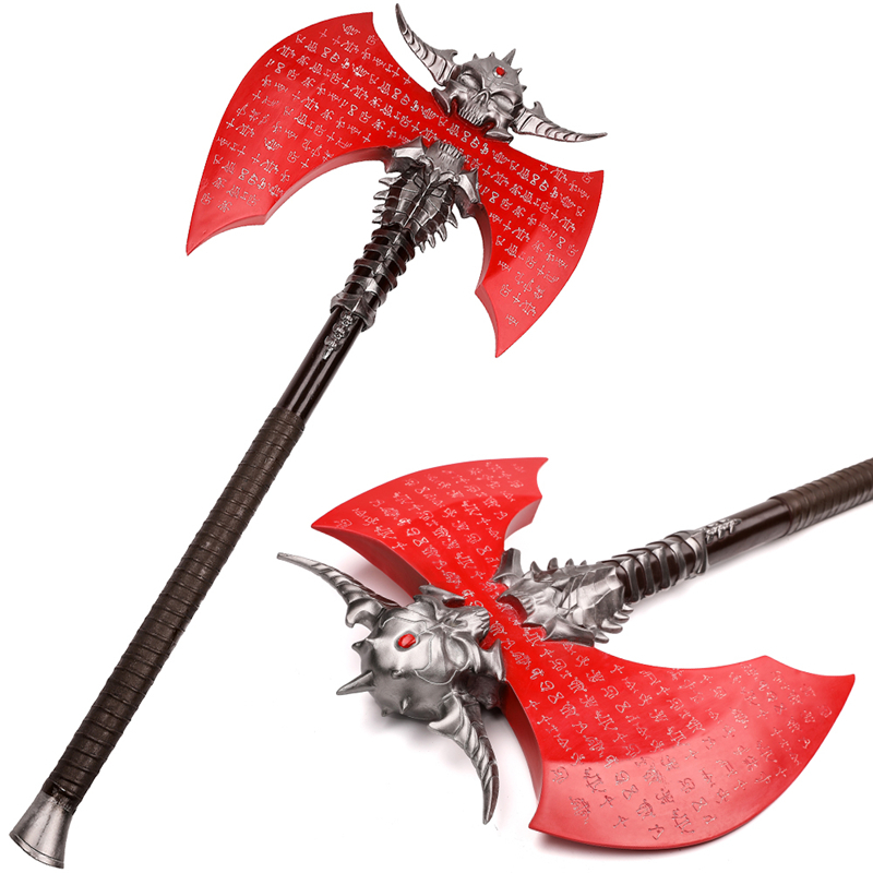 Doom Eternal Cosplay Prop Marauder Fiber Glass Argent Axe