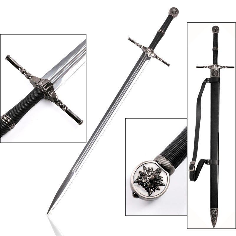 50" The Witcher 3 Wild Hunt Geralt of Rivia Two-handed Steel Sword