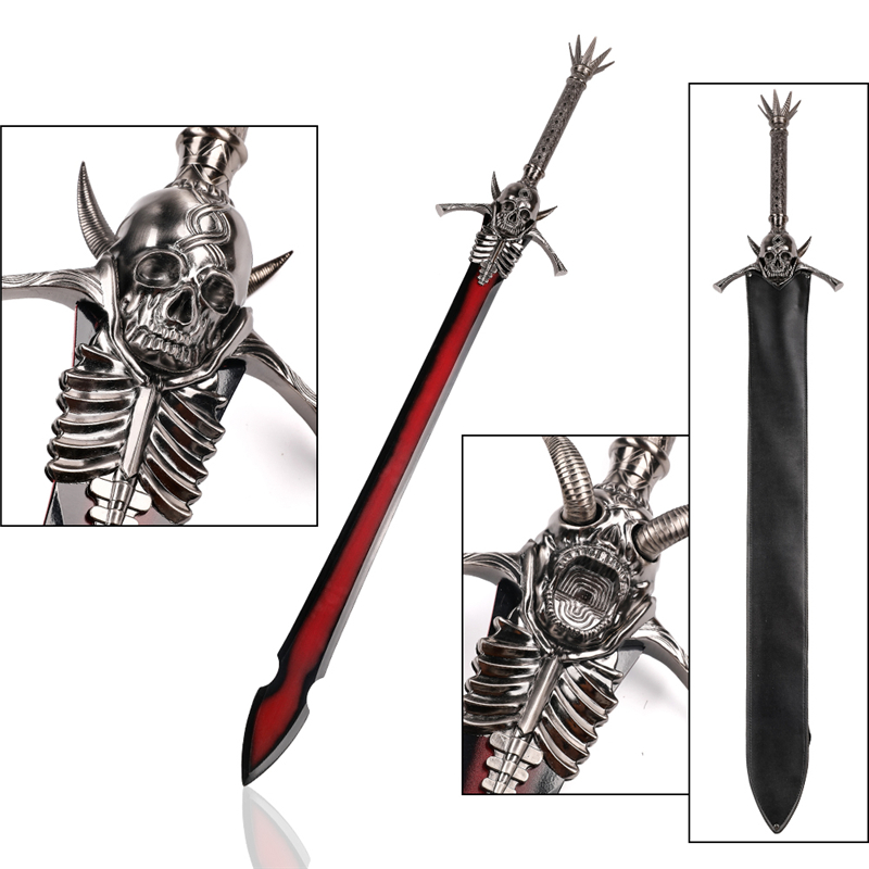 Devil May Cry 5 Dante Replica Sword with Leather Sheath