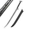 98cm Lord of the Rings Real Weapon Replica Stainless Steel Blade King of Elves Thranduil Sword with Leather Sheath