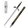 Full Size Game the Legend of Zelda Large PVC Plastic Sword Bamboo Blade Dark Link Master Sword for Children Toy