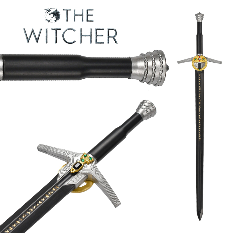 100cm the Witcher Safe Larp Weapon Replica Geralt of Rivia High Density PU Polyurethane Foam Sword for Cosplay Prop