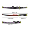 45cm Manga One Piece Weapon Dagger Stainless Steel Blade Roronoa Zoro Mini Katana Shusui Sword Metal Replica