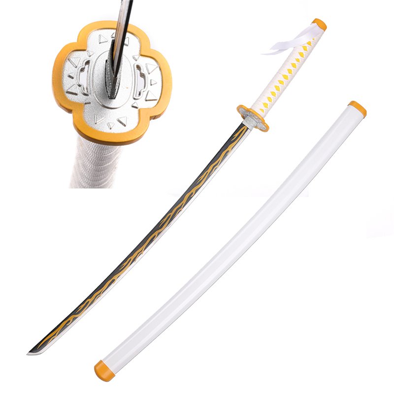 Anime Demon Slayer Zenitsu Agatsuma Katana Sword Steel