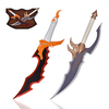 Factory Outlet Anime Solo Leveling 440 Stainless Steel Blade Real Sword Weapons Set Sung Jinwoo Daggers Replica