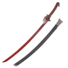 Overwatch Metal Weapon Samurai Katana Oni Skin Genji Evil Ghost Sword Replica