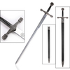 Medieval King Arthur Silver Stainless Steel Blade Excalibur Long Sword Replica