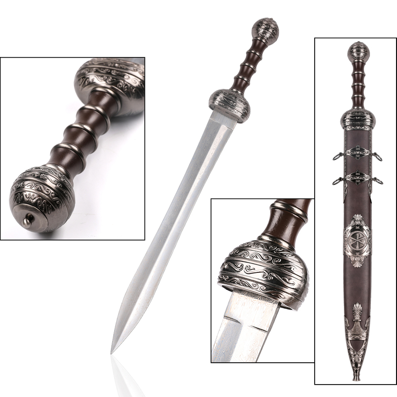 Stainless Steel Blade Real Anciet Roman Battle Gladius Gladiator Sword 