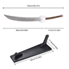 100cm Anime Jujutsu Kaisen JJK Real Wepaon Etched Stainless Steel Blade Toji Fushiguro Split Soul Katana Sword Replica 