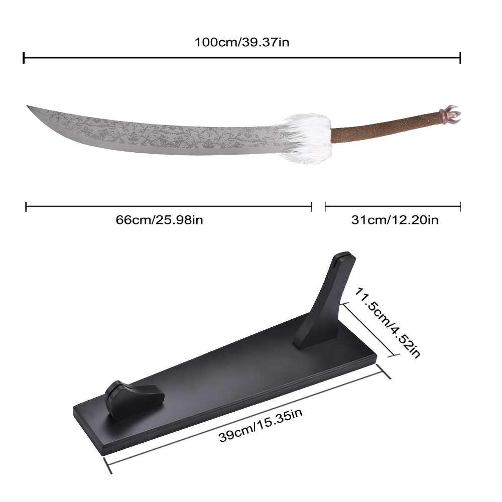 100cm Anime Jujutsu Kaisen JJK Real Wepaon Etched Stainless Steel Blade Toji Fushiguro Split Soul Katana Sword Replica 