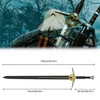 100cm the Witcher Safe Larp Weapon Replica Geralt of Rivia High Density PU Polyurethane Foam Sword for Cosplay Prop