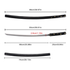 Handmade 99cm Longquan Metal Sword Replica Real Espada Samurai Katana Carbon Steel 