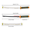 Wholesale 45cm Japanese Anime Sword Weapon Toy Demon Slayer Metal Blade Katana Knife for Kids Cosplay Prop