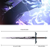 110cm Solo Leveling Manga PU Foam Larp Sword Baran Demon King Longsword Sung Jin Woo Toy Sword for Cosplay Prop