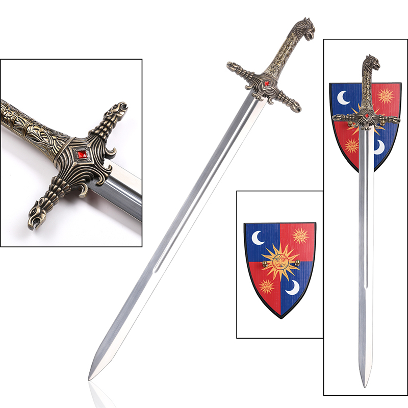 TV Game of Thrones Brienne Weapon Oathkeeper Sword With Dragon Handle